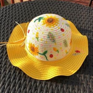 Toddler Hand Painted Sun Hat